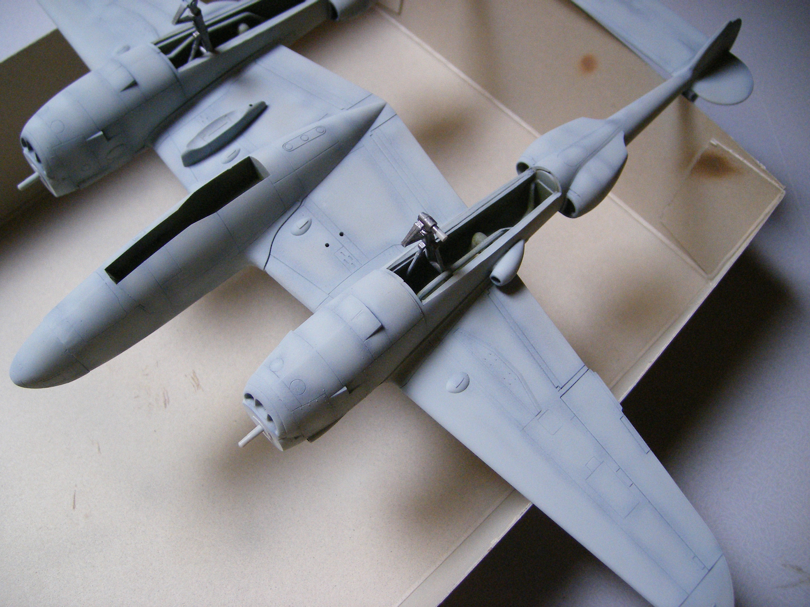 Lockheed P38 , "what if" France 1942 , Academy , 1/48° ..... 1204300549551443859787207