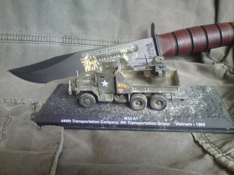 M35 Gun truck Vietnam 1/72 Altaya ....jus et poussière.... 120503013222588629801109