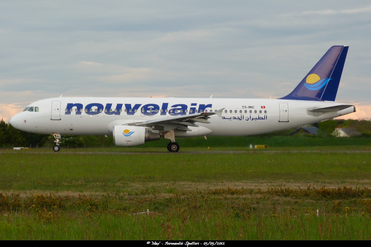 [03/05/2012] Airbus A320 (TS-INC) Nouvelair "news colors" 1205100212211474949831626