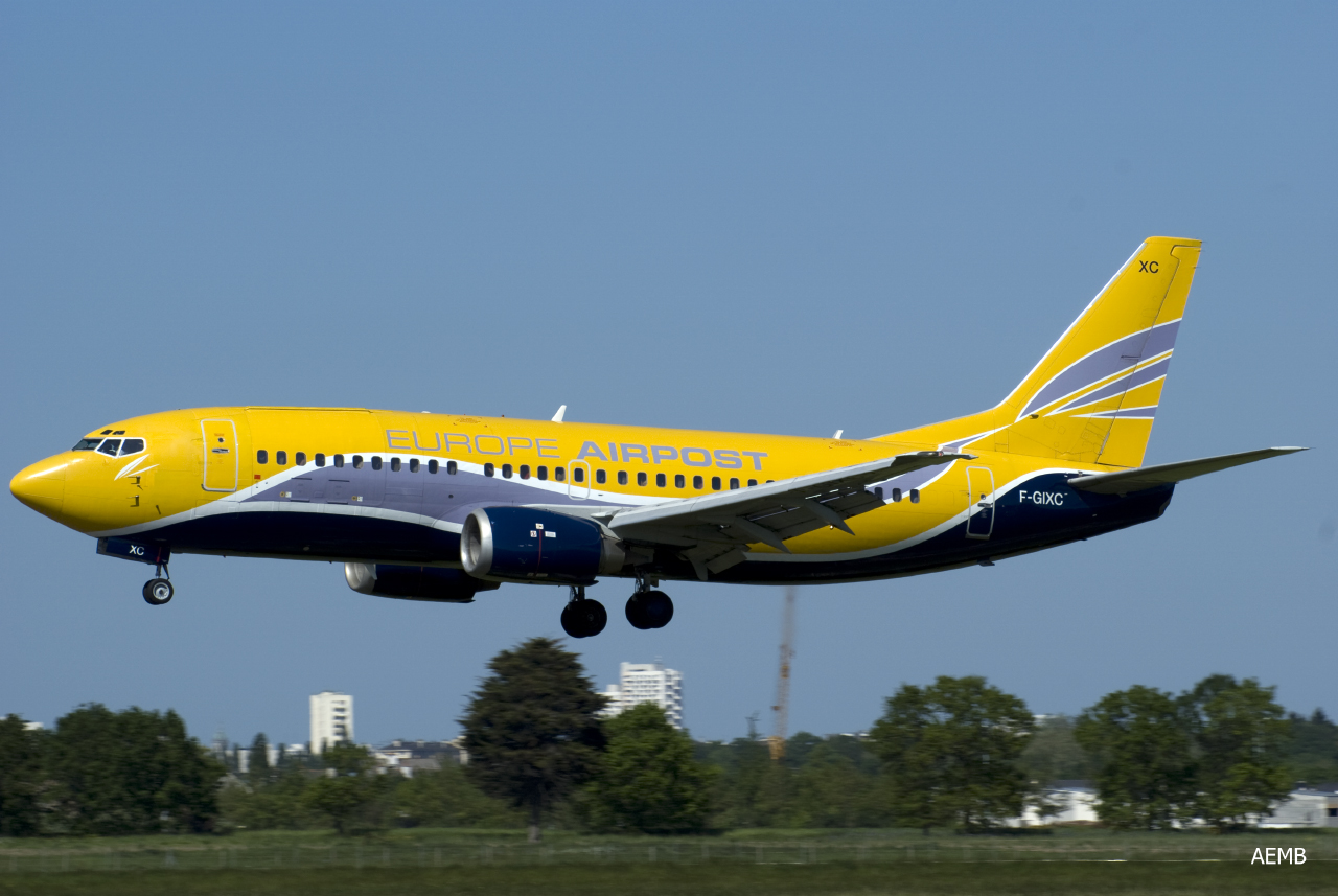 Boeing 737-300 F-GIXC, Europe Airpost le 12.05.12   1205120716061345379843099