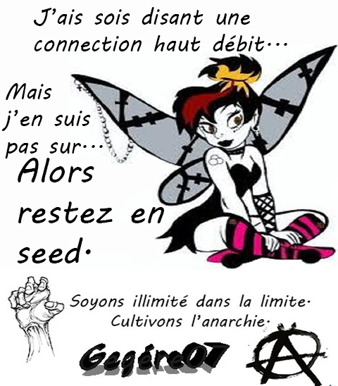 connection de merde alors restez en seed