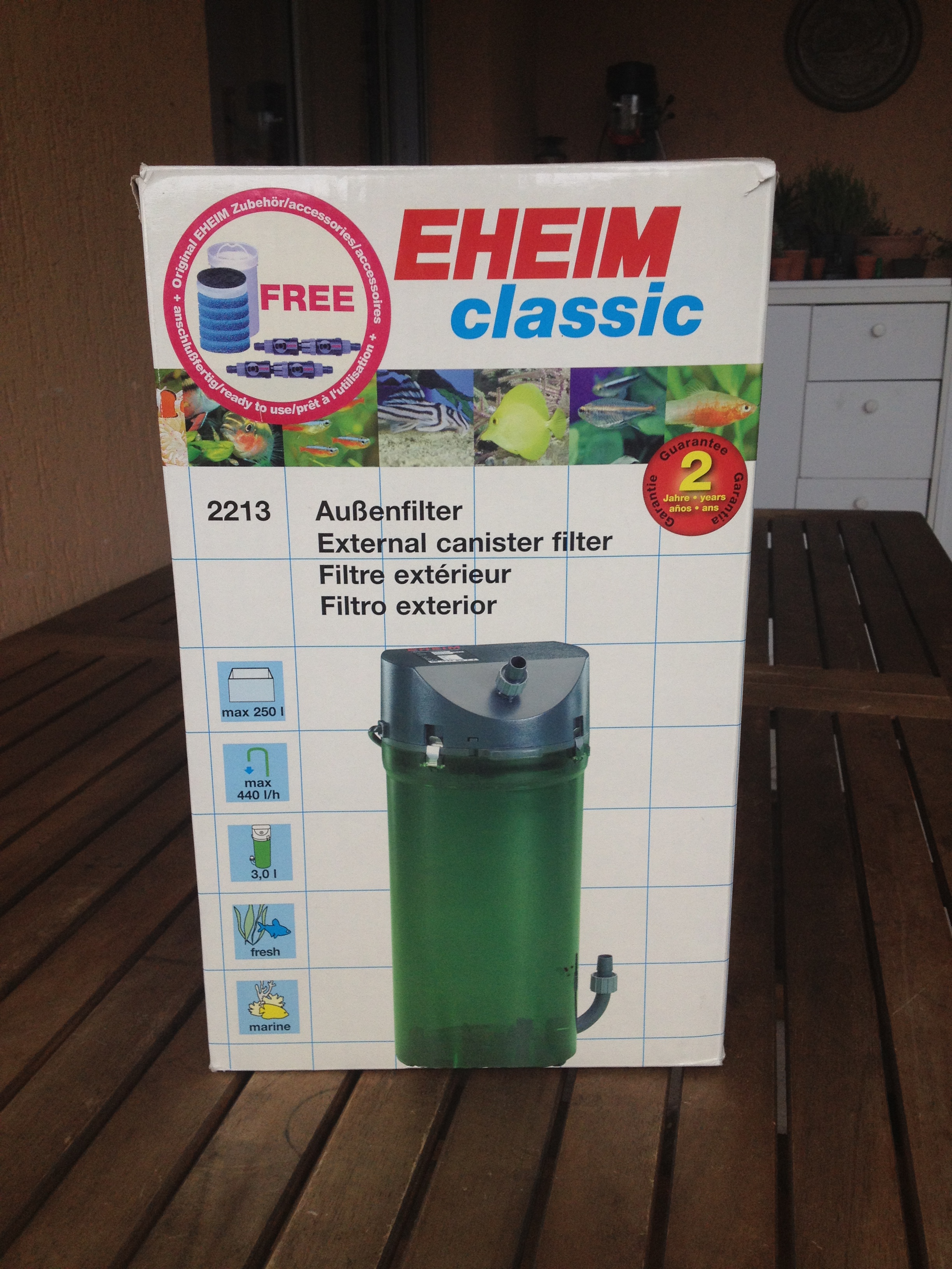 Filtre externe Eheim 2213 1205200234411078569875903