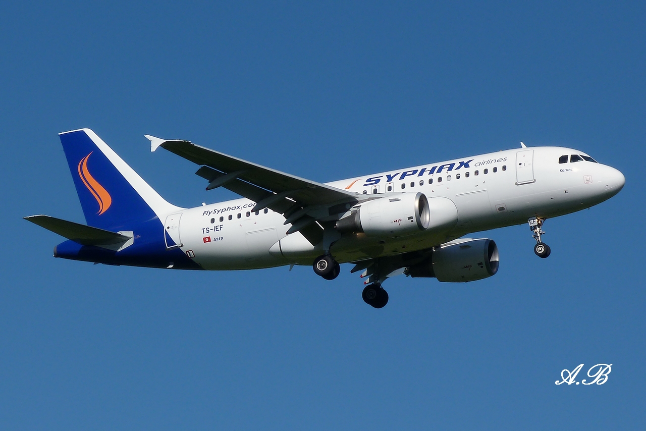 [27/05/2012] Airbus A319 (TS-IEF) Syphax Airlines  1205280525301474949911901