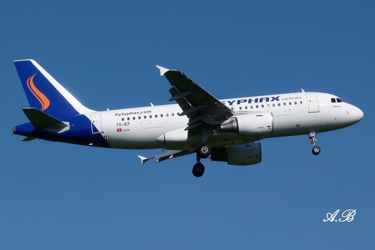 [27/05/2012] Airbus A319 (TS-IEF) Syphax Airlines  1205280525301474949911902