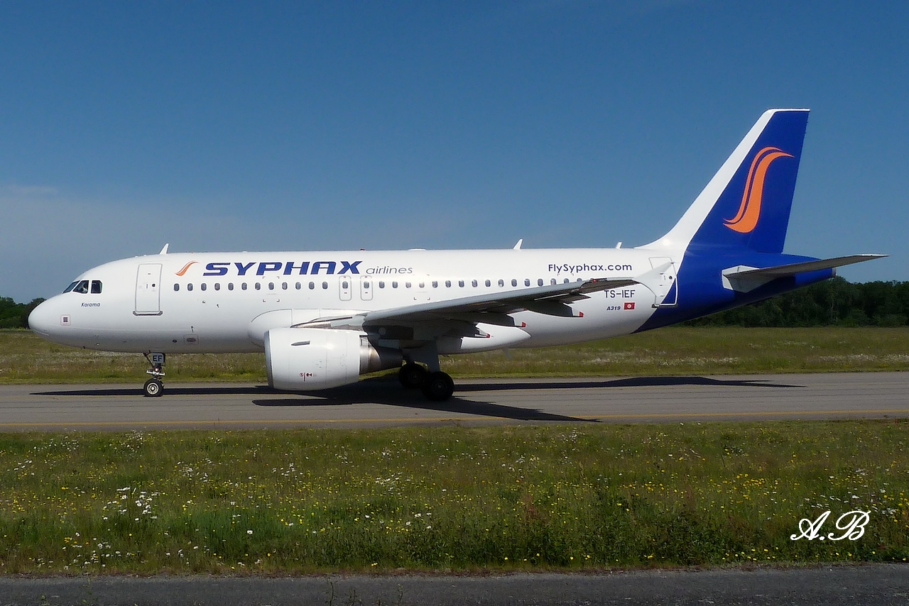 [27/05/2012] Airbus A319 (TS-IEF) Syphax Airlines 1205280525321474949911905