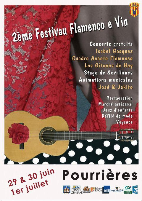 flamenco - 2ème Festival Flamenco à Pourrières du vendredi 29 juin 2012 au dimanche 01 juillet 2012 1206131042471213589981315
