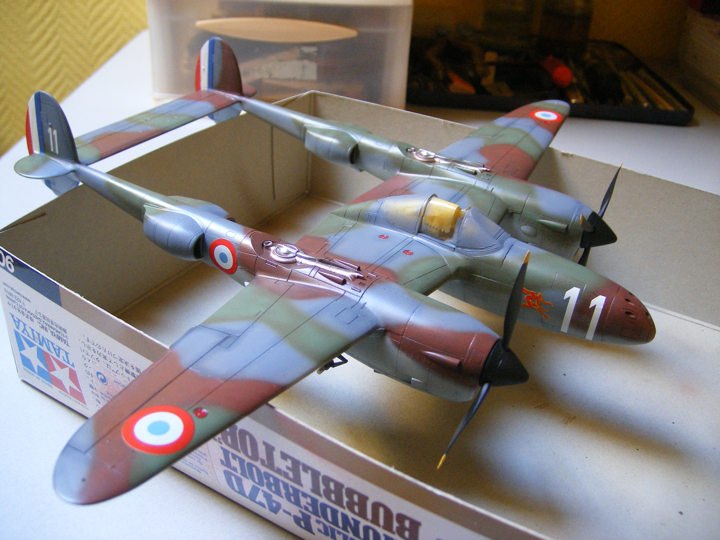Lockheed P38 , "what if" France 1942 , Academy , 1/48° ..... 12062306072414438510018860