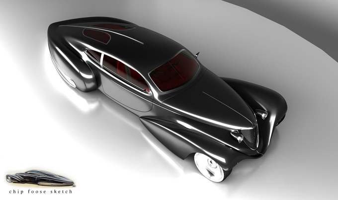 "Chip Foose 's car" version 3D .... 12062408401314438510020523