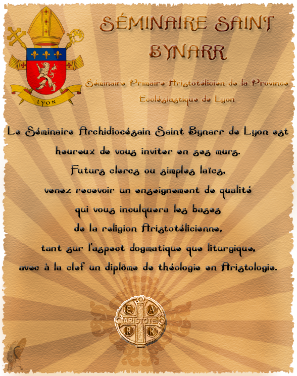 Annonces diverses et variées du Séminaire archidiocésain Saint Bynarr de Lyon 12062504064615003910026178