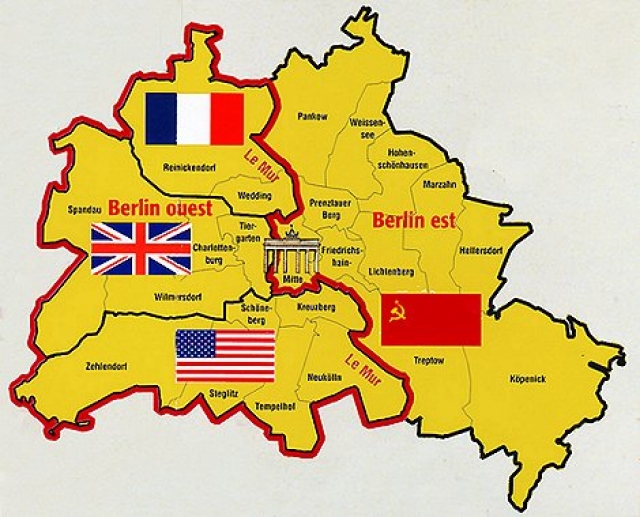 carte Berlin MUR