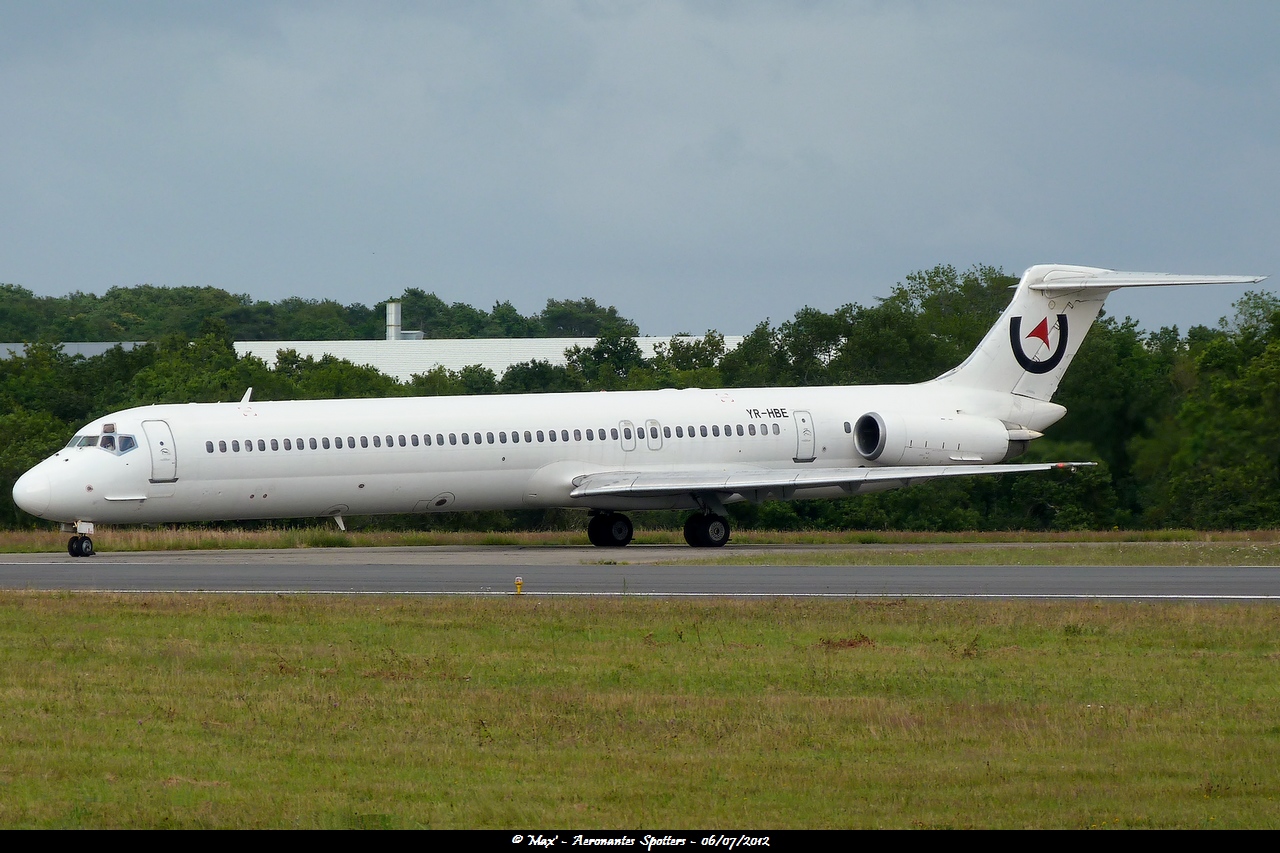 [06/07/2012] McDonnell Douglas MD-83 (YR-HBE) Medallion Air 12070903355815191710080142