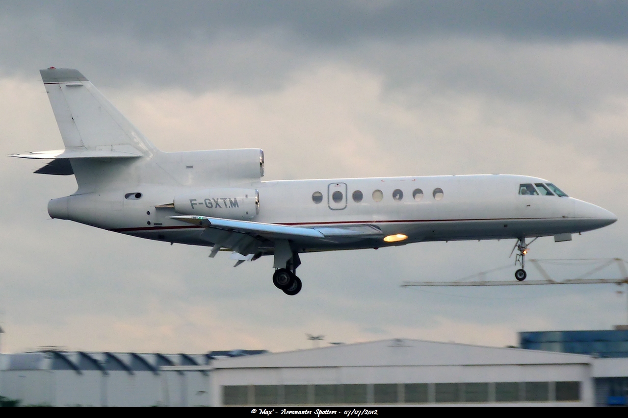 [07/07/2012] Dassault Falcon 50 (F-GXTM) DARTA Transports Aeriens SA 12070903360215191710080156
