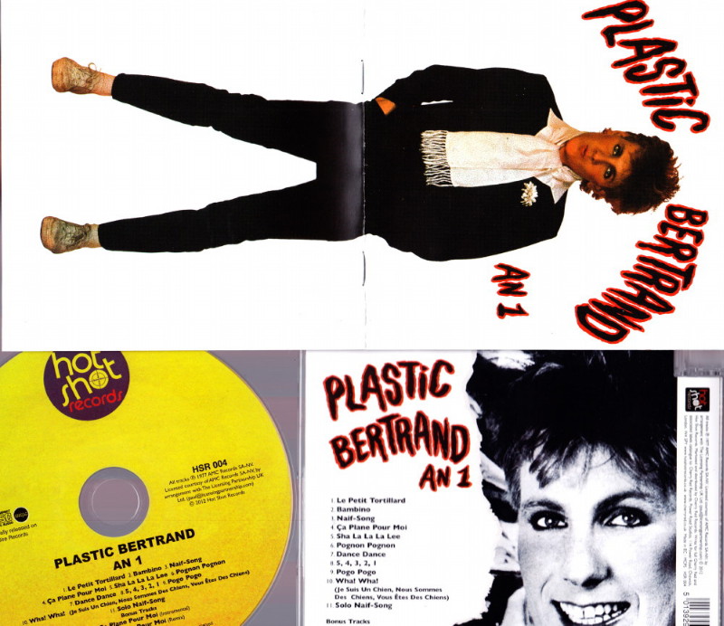L'album "AN 1" (1977) de PLASTIC BERTRAND enfin édité en CD  12080310241914236110174470