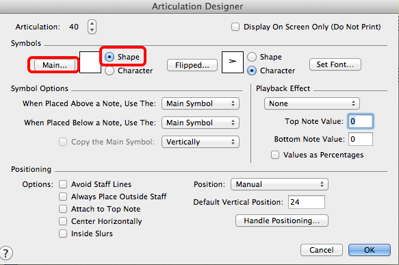 Articulation Designer