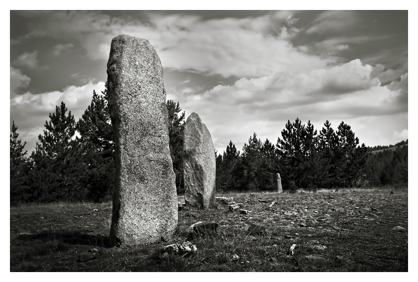 les menhirs du plateau des bondons dans les cevennes 12090610094115174610290700