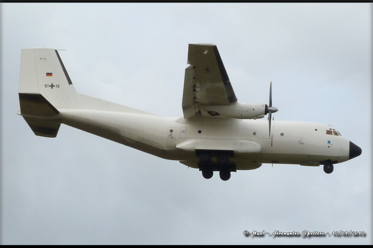 [12/09/2012] Transall C160 (51+15) German Air Force : livrée "Albinos" 12091208294715267110311733